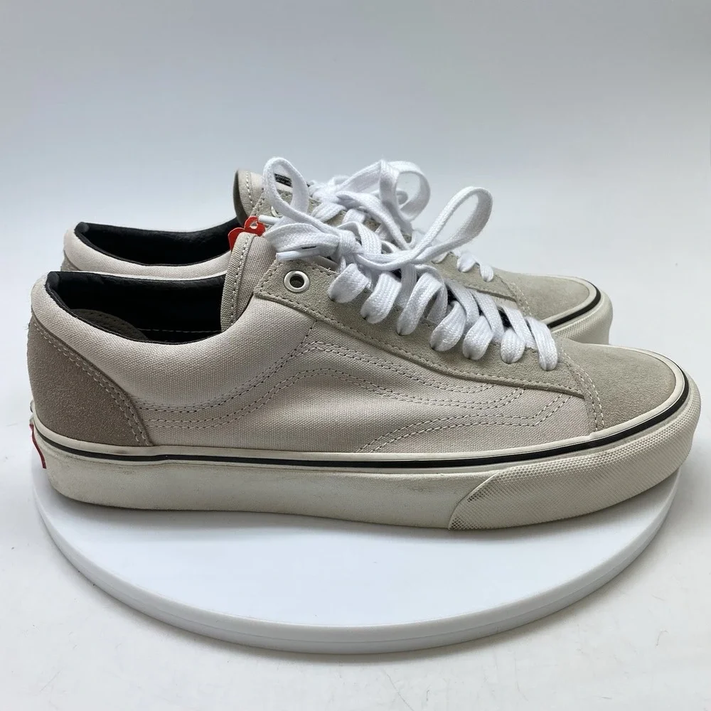 Vans Style 36 Sneakers Mens 8 Old Skool Low Top Skate Beige Causal Shoes 721278
